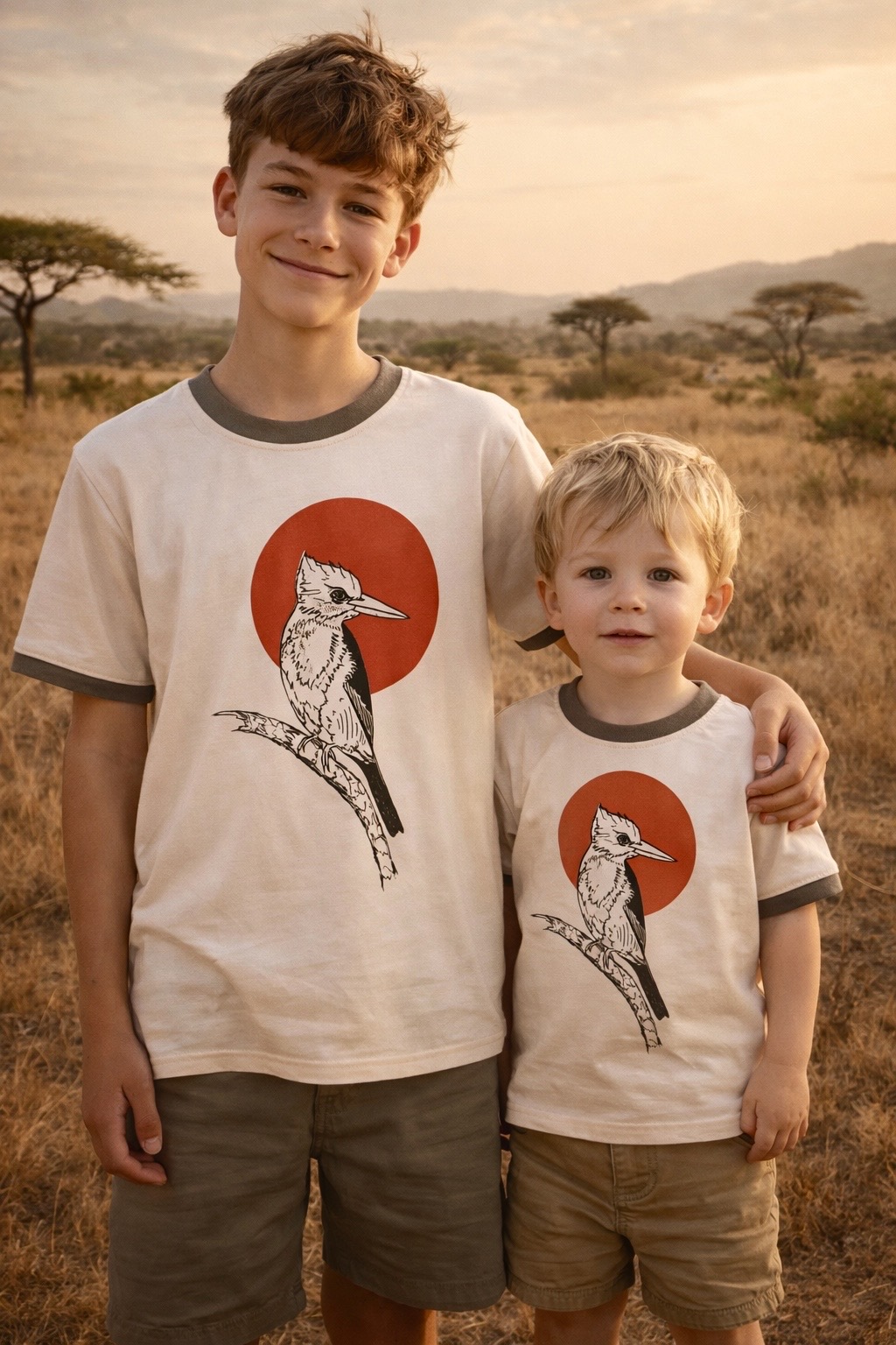 NEW boys kingfisher sunset